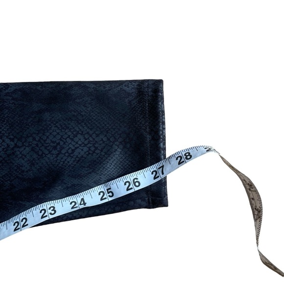 Express Stretch + ankle high rise snake print leggings women’s size medium - Picture 7 of 8